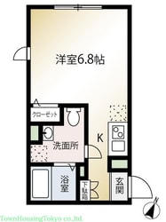 トリニティ桜新町の物件間取画像